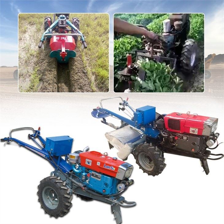 Mini tractor de mà Agricultura Preu baix 12Hp 15Hp 20HP Aixada rotativa Tractor a peu de dues rodes